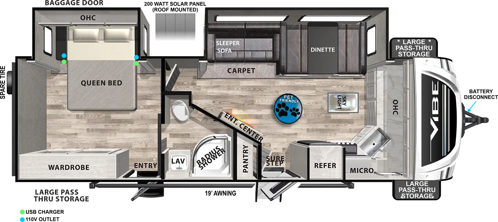 Vibe West 27FK Floorplan